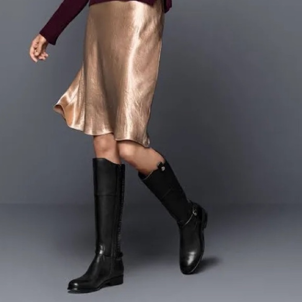 Cole Haan Black Galina Riding Boot